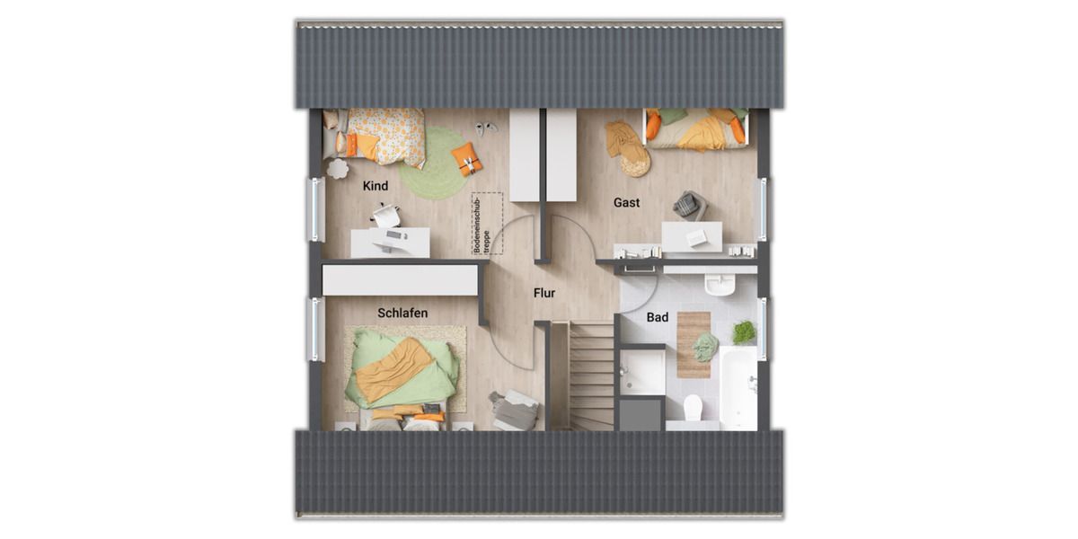 Einfamilienhaus Augustdorf - 5 Zimmer, 110 m&sup2;, 348.450&euro; | Angebot:25780624
