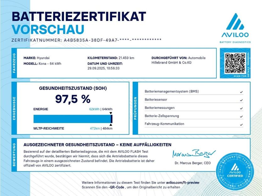 Hyundai KONA 21.457 km 22.780 € Bad Wünnenberg 33181