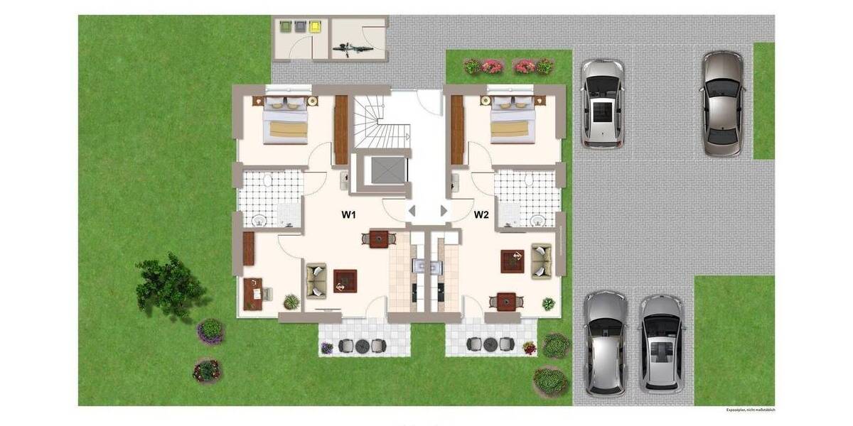 Etagenwohnung Paderborn Kernstadt - 2 Zimmer, 44 m&sup2;, 235.000&euro; | Angebot:25779378