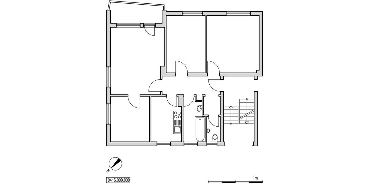 Etagenwohnung Oerlinghausen - 4 Zimmer, 80 m&sup2;, 585&euro; | Angebot:26392618
