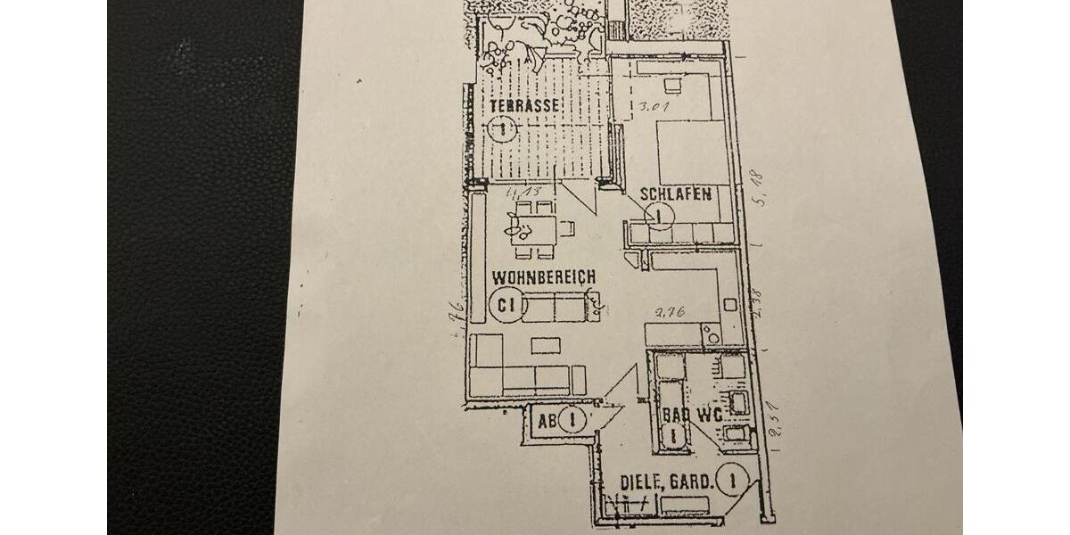 Erdgeschoßwohnung Paderborn Neuenbeken - 2 Zimmer, 70 m&sup2;, 680&euro; | Angebot:27626492