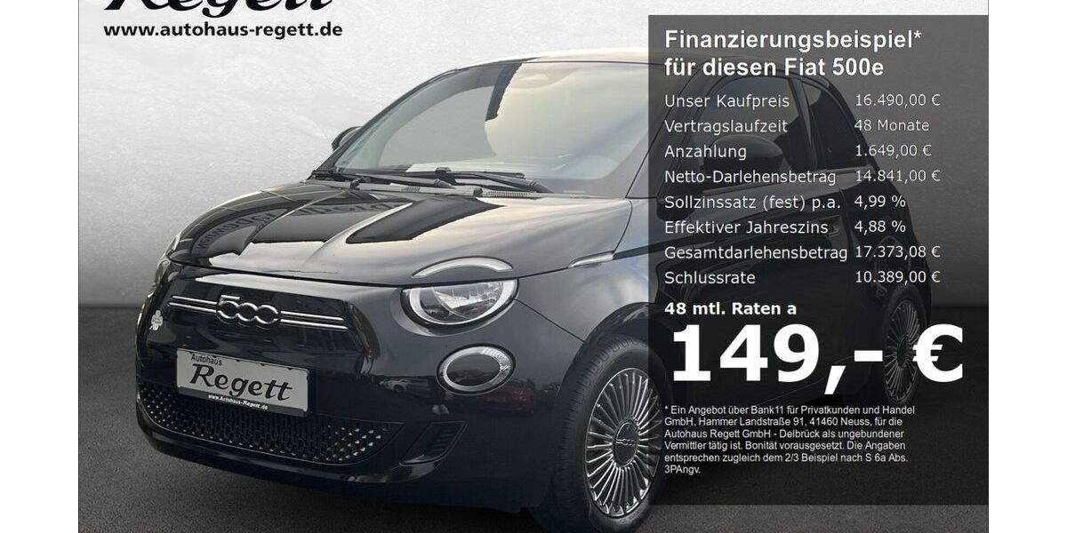 Fiat 500e 41.210 km 16.490 € Delbrück-Westenholz 33129