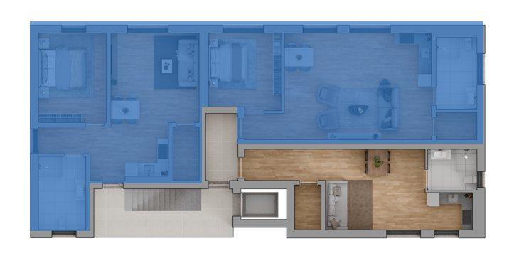 Etagenwohnung Paderborn - 1 Zimmer, 36 m&sup2;, 540&euro; | Angebot:27621924