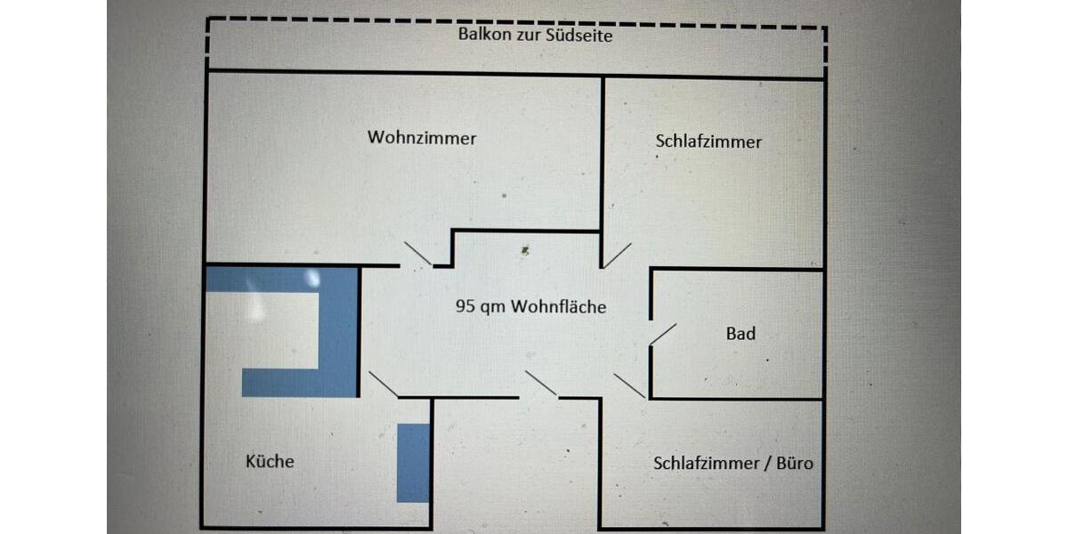 Etagenwohnung Steinheim - 3 Zimmer, 95 m&sup2;, 715&euro; | Angebot:26399115