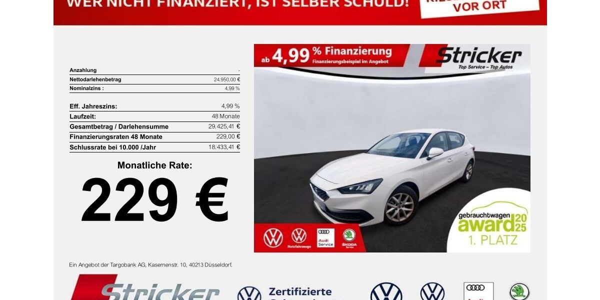 Seat Leon 22.871 km 24.949 &euro; Horn-Bad Meinberg 32805