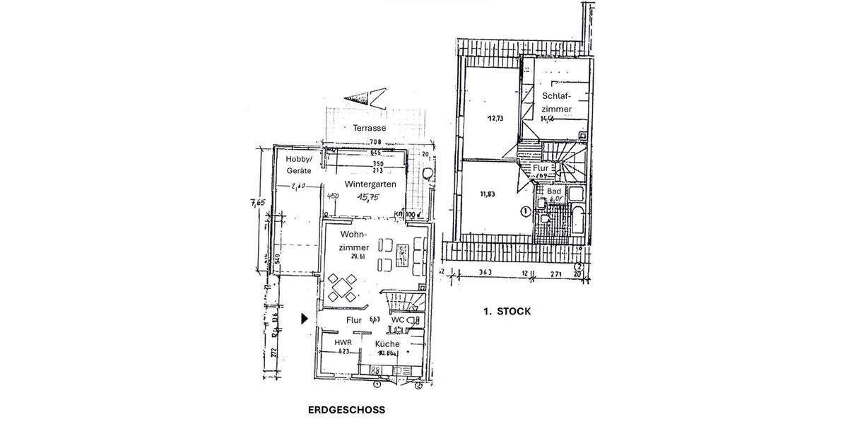 Doppelhaushälfte Detmold Hiddesen - 4 Zimmer, 129 m&sup2;, 1.100&euro; | Angebot:25795319