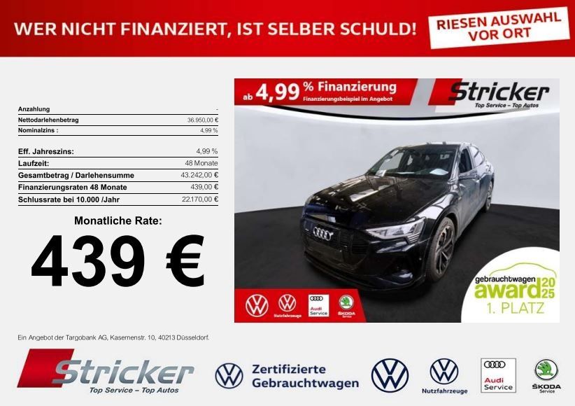Audi e-tron 39.339 km 36.949 &euro; Detmold 32760