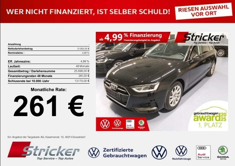 Audi A4 52.938 km 21.949 &euro; Horn-Bad Meinberg 32805