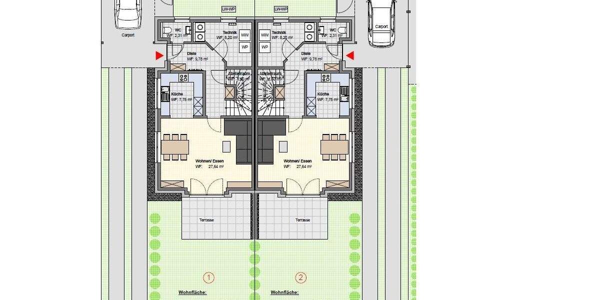 Doppelhaushälfte schlangen Schlangen - 6 Zimmer, 160 m&sup2;, 529.900&euro; | Angebot:25879109