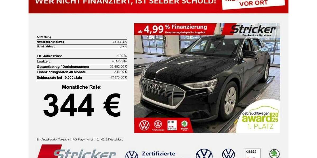 Audi e-tron 65.273 km 28.949 &euro; Horn-Bad Meinberg 32805