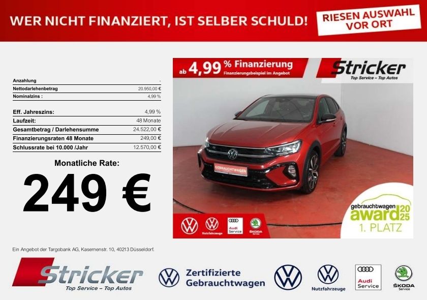 VW Taigo 17.587 km 20.949 &euro; Detmold 32760
