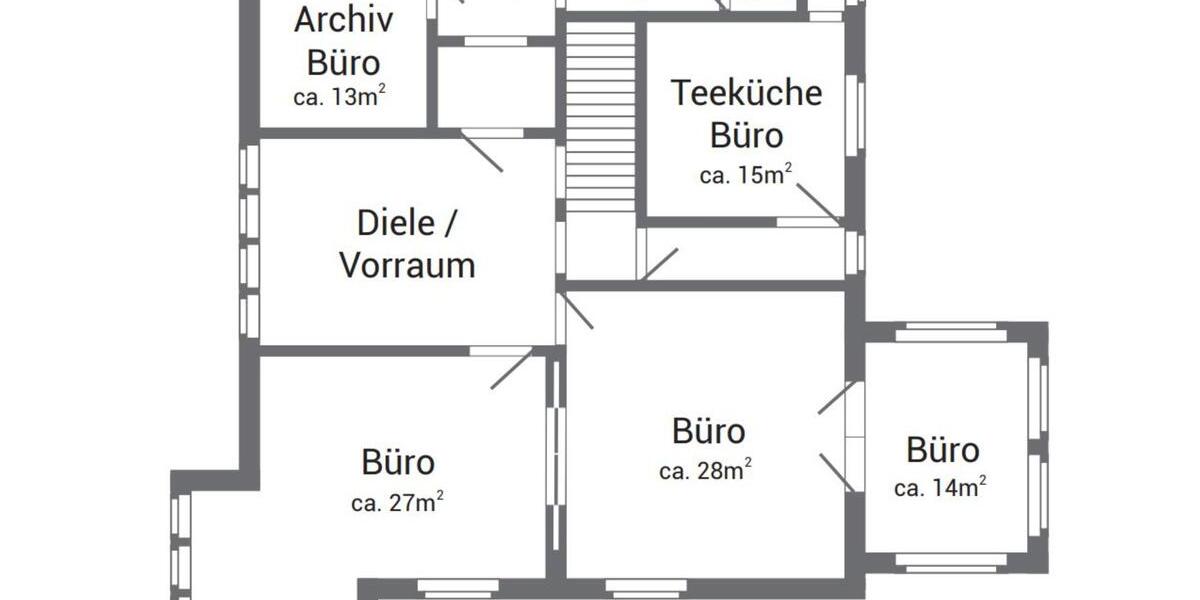 Representative Büroräume in Detmold Innenstadt zimmer