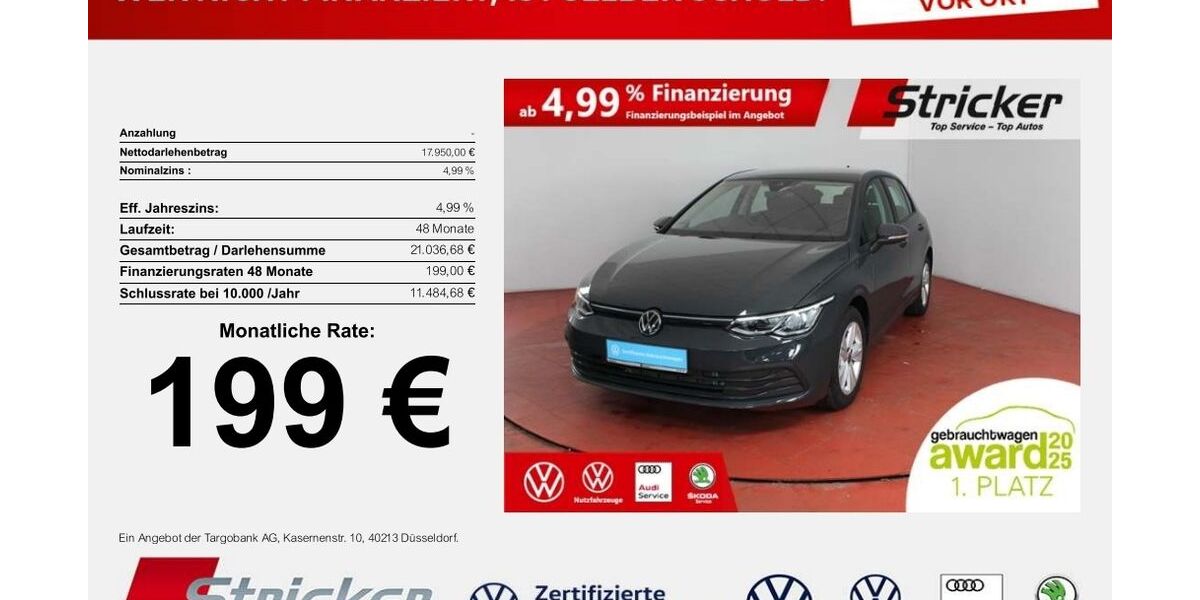VW Golf 1.150 km 17.949 &euro; Horn-Bad Meinberg 32805