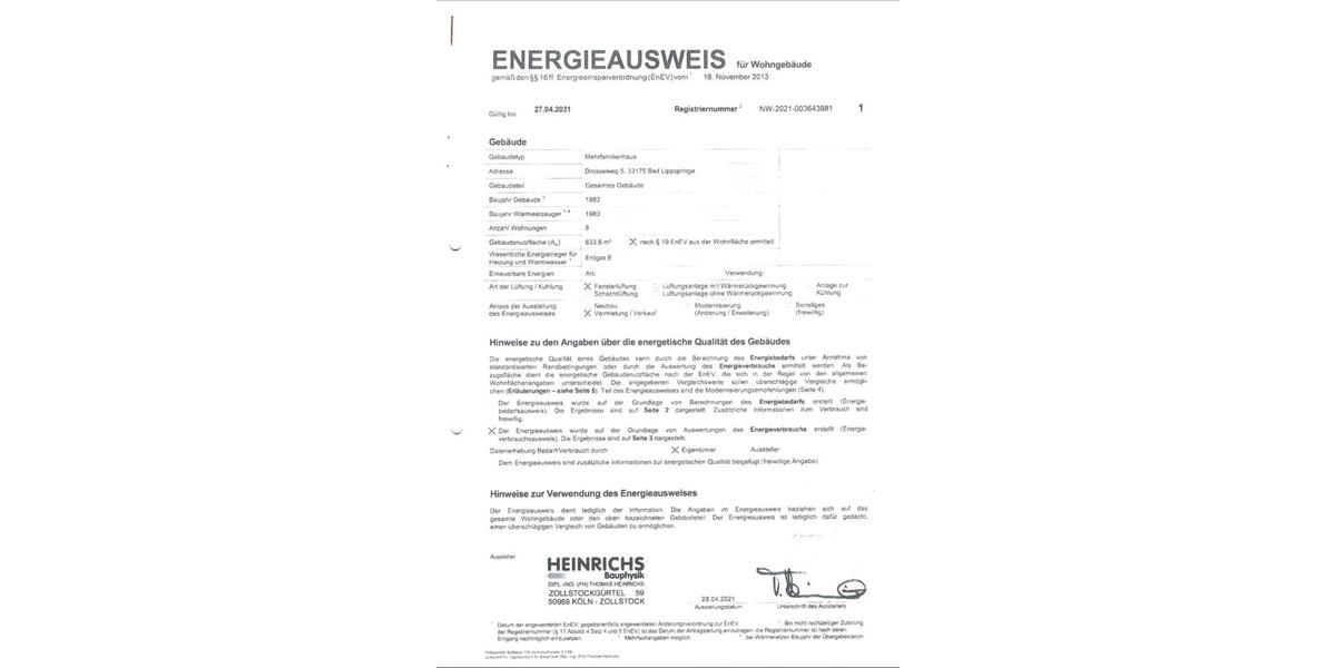 Etagenwohnung Bad Lippspringe - 3 Zimmer, 85 m&sup2;, 238.000&euro; | Angebot:26765070