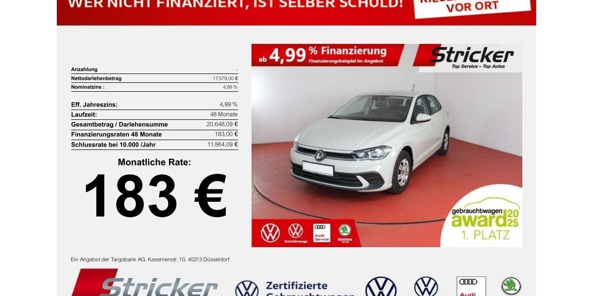 VW Polo 3.120 km 17.579 &euro; Horn-Bad Meinberg 32805