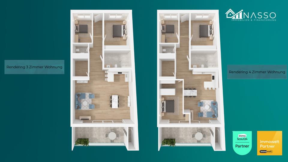 Etagenwohnung Bad Lippspringe - 4 Zimmer, 145 m&sup2;, 1.750&euro; | Angebot:25351238