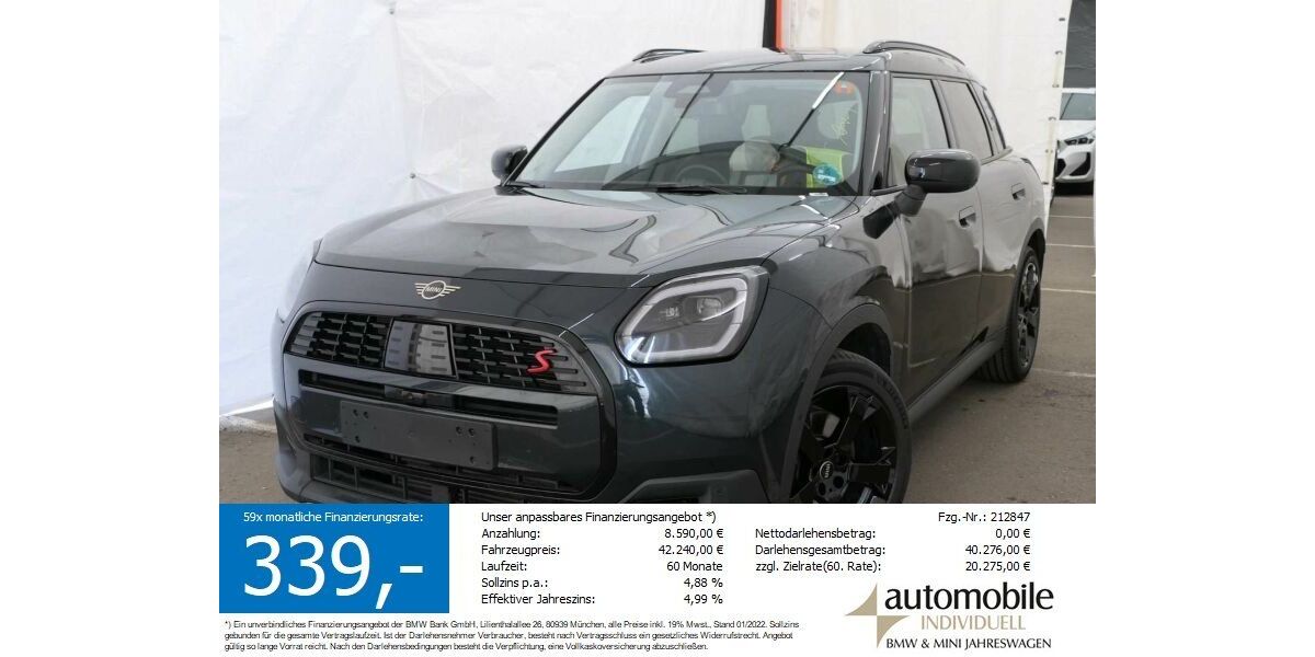 Mini Countryman S (Cooper) 12.990 km 39.840 &euro; Paderborn 33100
