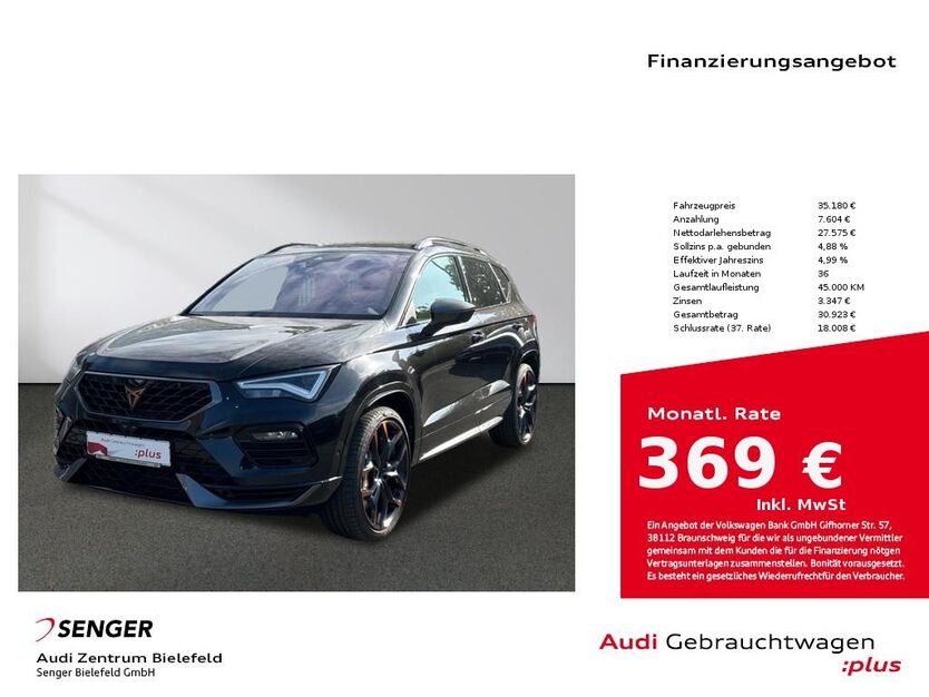 Cupra Ateca 29.639 km 33.980 € Bielefeld 33609