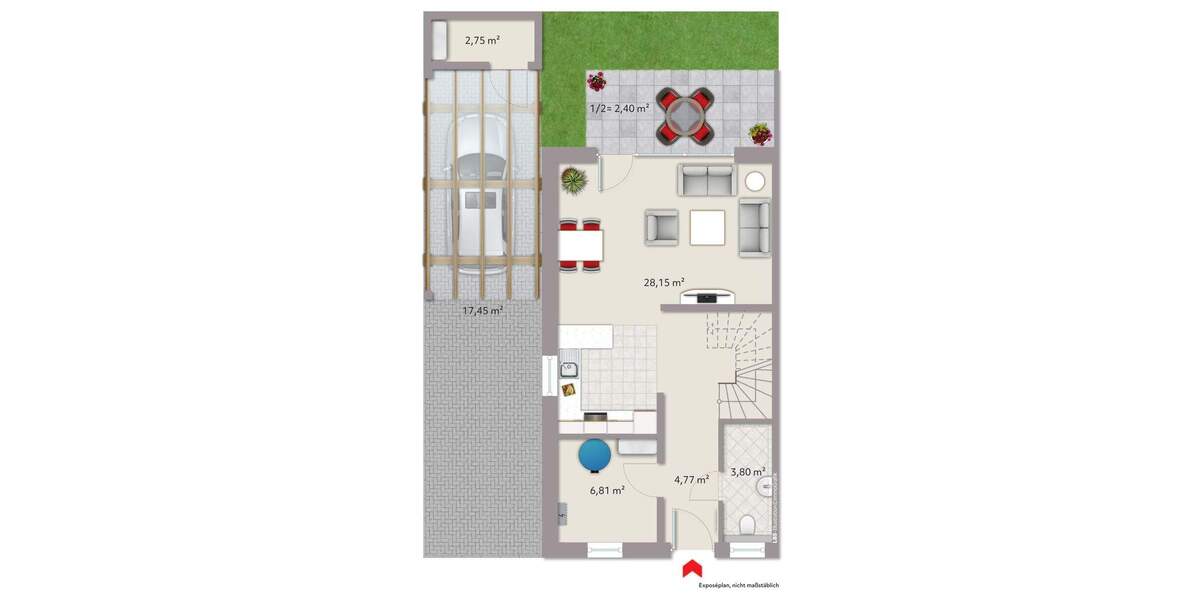Doppelhaushälfte Schlangen - 5 Zimmer, 136 m&sup2;, 507.500&euro; | Angebot:25262108