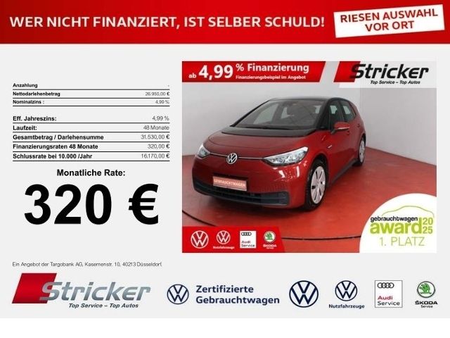 VW ID.3 34.082 km 26.449 € Horn-Bad Meinberg 32805