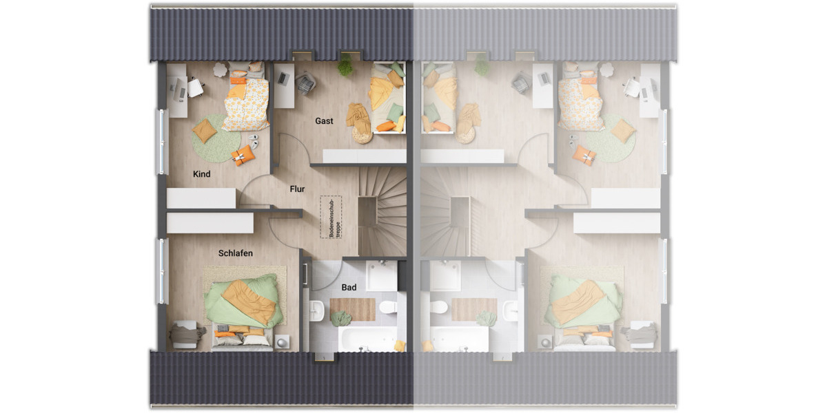 Doppelhaushälfte Oerlinghausen Helpup - 4 Zimmer, 114 m&sup2;, 436.250&euro; | Angebot:24994009
