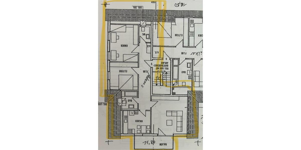 Etagenwohnung Steinheim - 5 Zimmer, 74 m&sup2;, 500&euro; | Angebot:26284307
