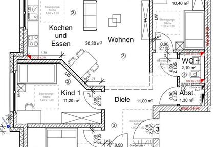 Wohnung Delbrück - 4 Zimmer, 90 m&sup2;, 1.150&euro; | Angebot:26297465