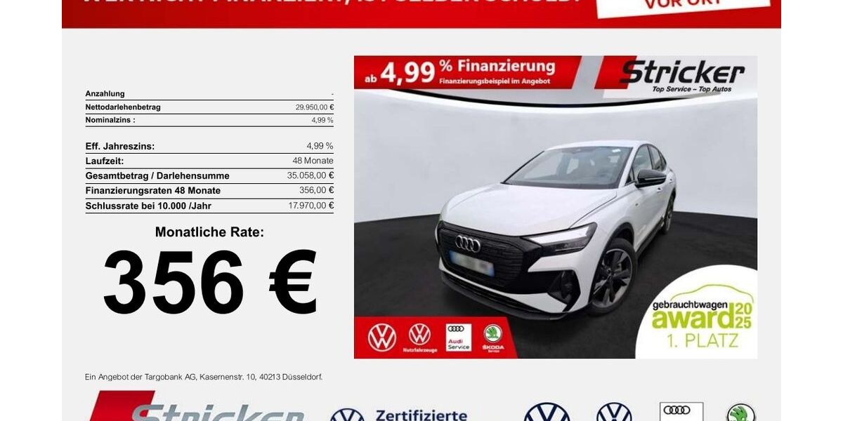Audi Q4 e-tron 35.454 km 29.949 &euro; Horn-Bad Meinberg 32805