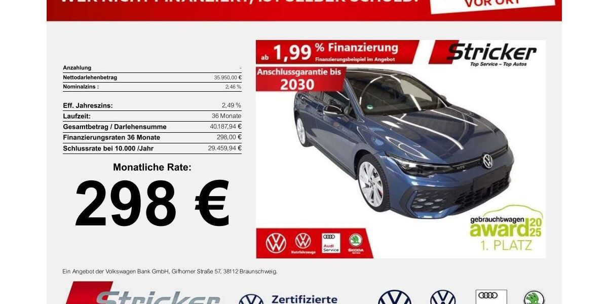 VW Golf 12.712 km 35.949 &euro; Horn-Bad Meinberg 32805