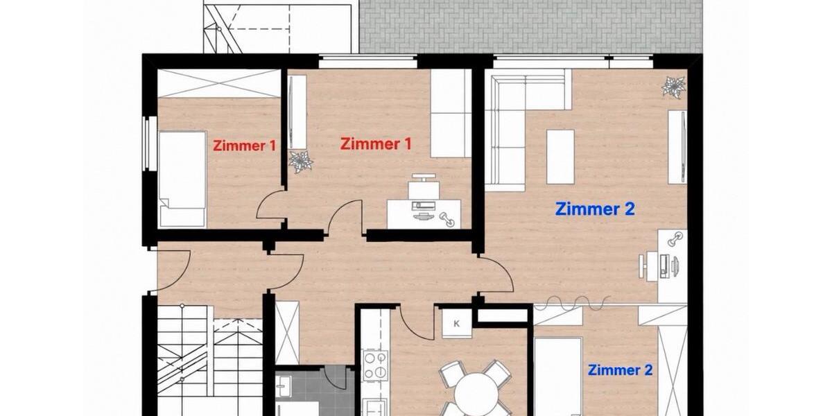 Etagenwohnung Paderborn Univiertel - 4 Zimmer, 80 m&sup2;, 605&euro; | Angebot:27540016